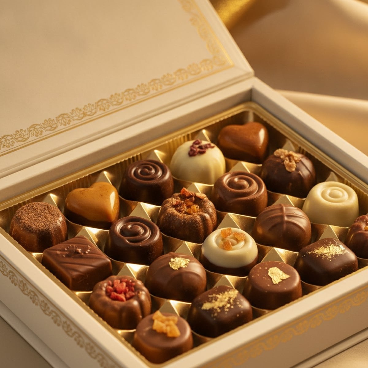 Assorted Belgian bonbon gift box